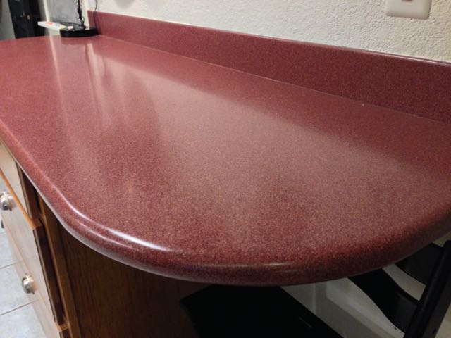 Pink countertops