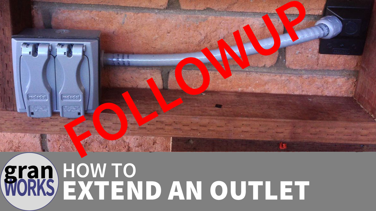 How to Extend an Outlet Followup